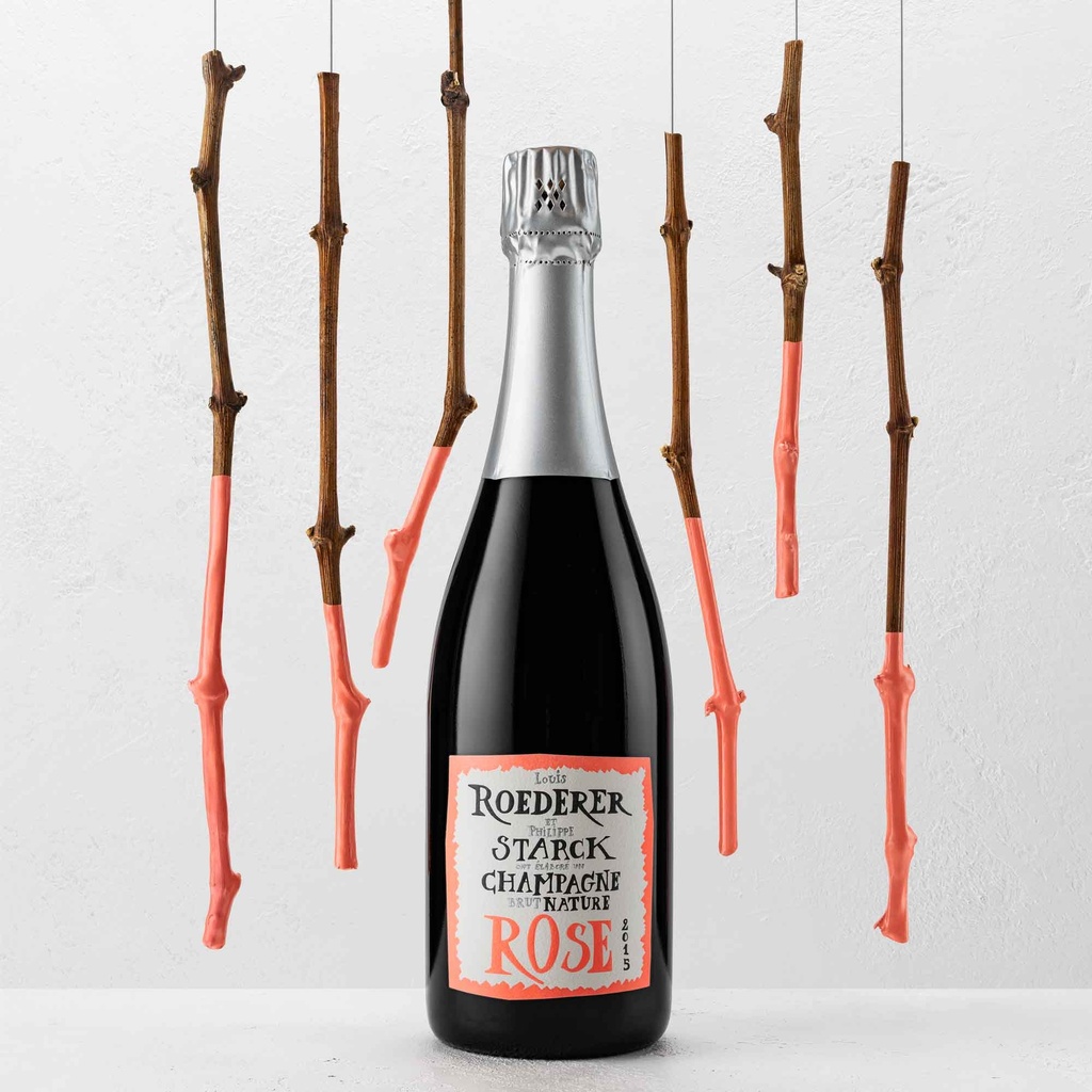 Champagne Louis Roederer - Starck Deluxe 2015 Brut Nature Rosé 75cl