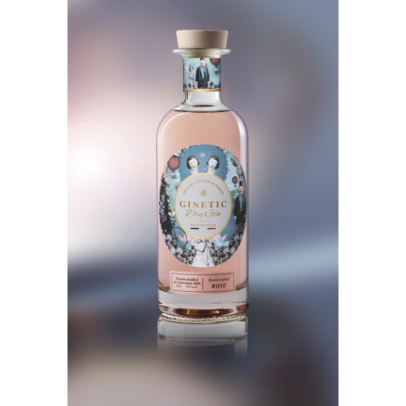 Ginetic - Dry Gin - French Rosé Style gin - 70cl