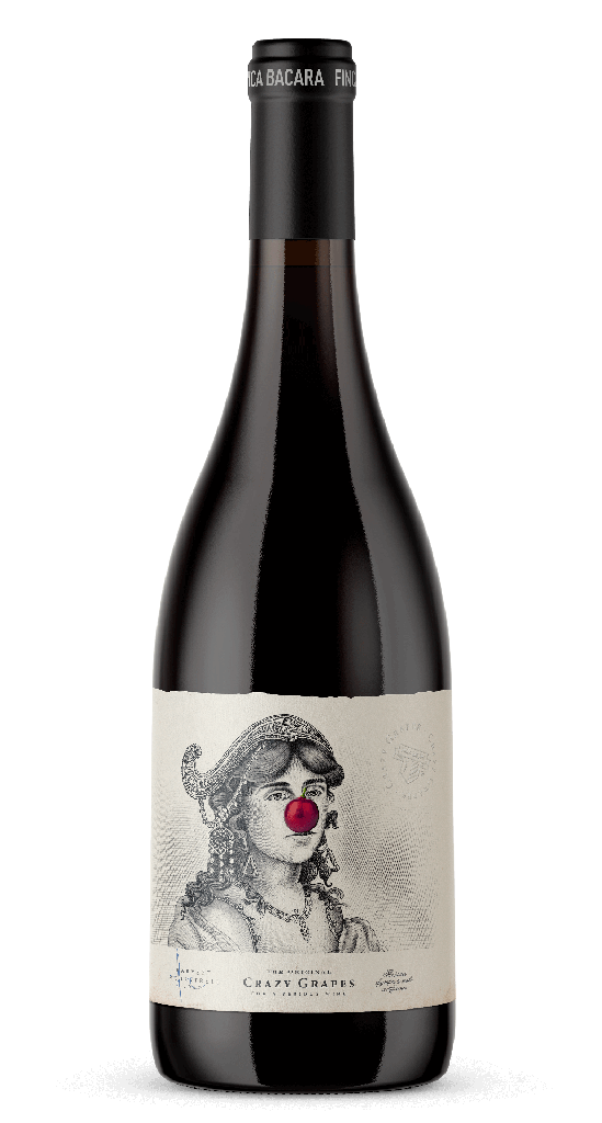 Finca Bacara - Crazy grapes - 3m hout  - Rood - 75cl