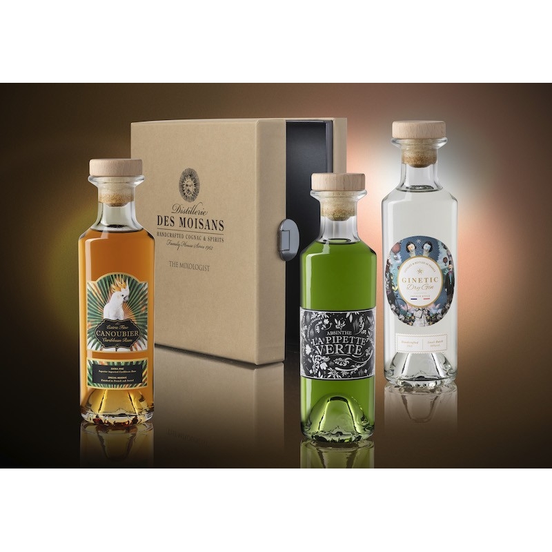BOX DDM - The Mixologist - Rum/Absinthe/Gin - 3X20cl