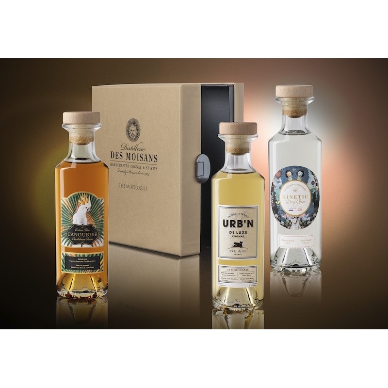 BOX DDM - The Mixologist - Rum/Cognac/Gin - 3X20cl