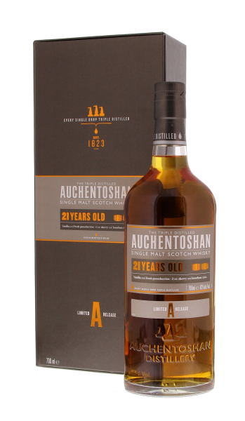 Tripple Dist. Auchentoshan - Single Malt Scotch Whisky 21 Years Ltd R 43° 70cl