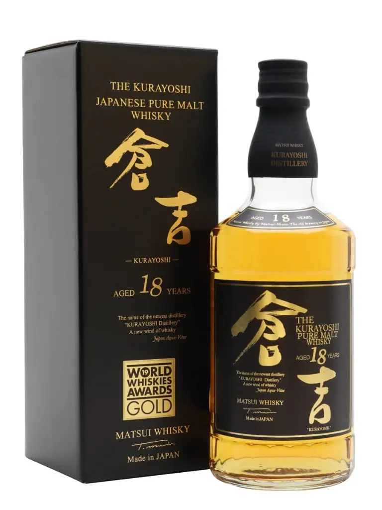 The Kurayoshi Malt whisky 18 Years 50° 70cl