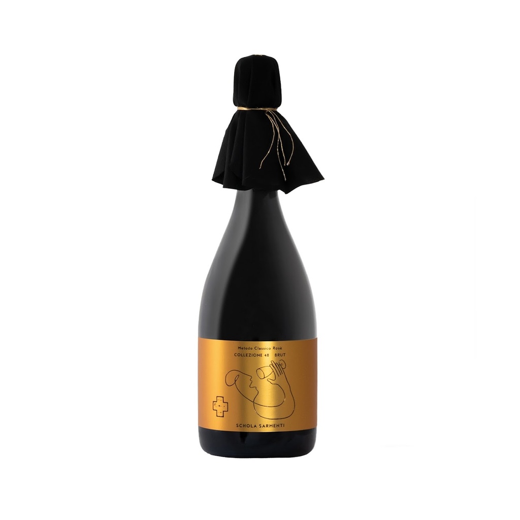 [000878] Schola Sarmenti - Collezione 48 - Methodo Classico  - Brut - Rosé - 75cl