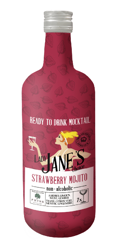 Lady Jane's Strawberry Mojito Non-Alcoholic 0°