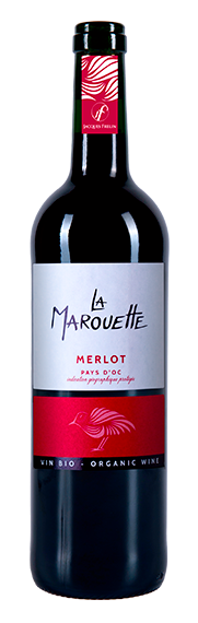 JF - Marouette - Merlot - Pays d'Oc  - Rouge - 75cl
