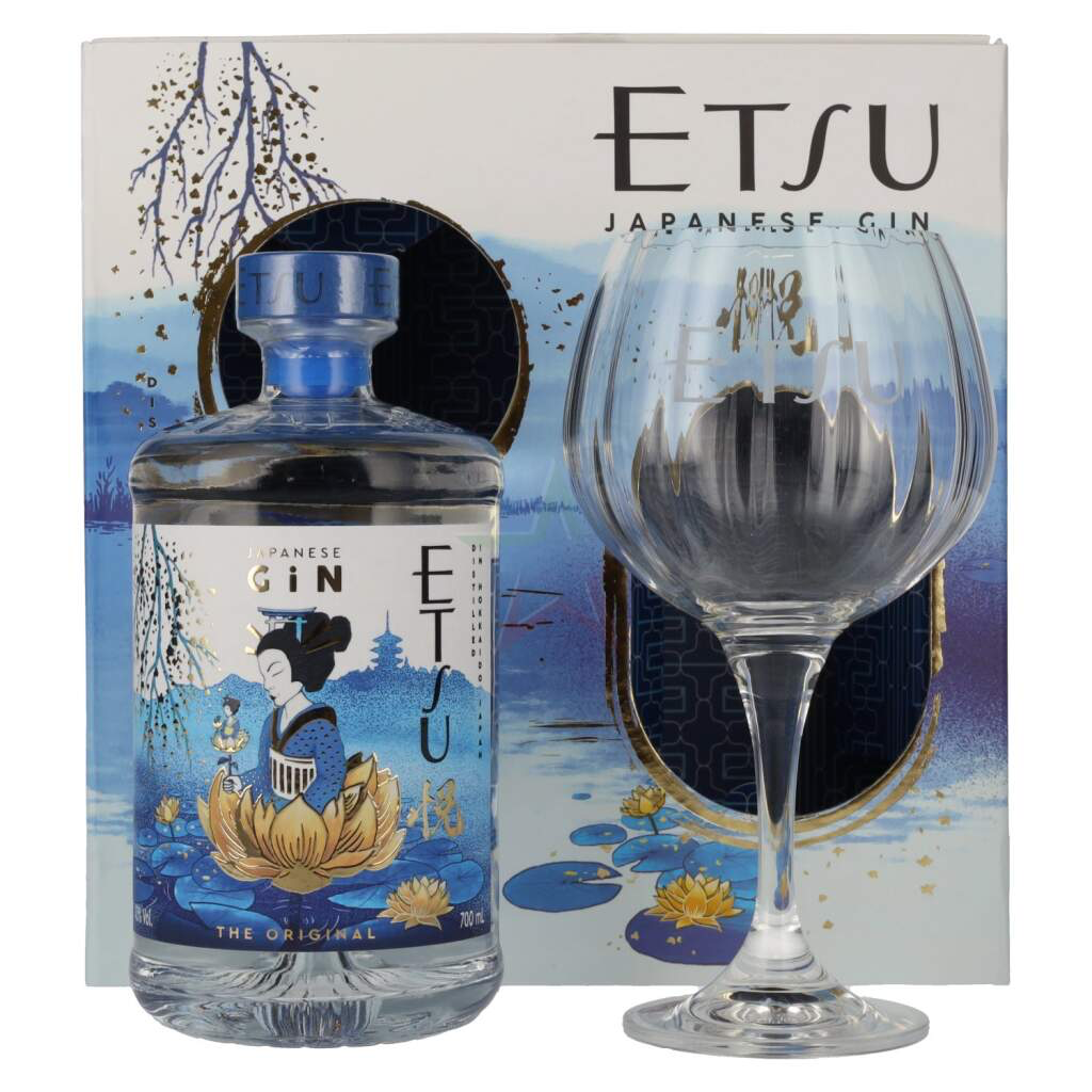 [001072] Handcrafted Gin Etsu - Japanse Gin - 70cl + Glas