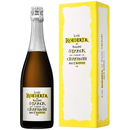Champagne Louis Roederer & Philippe Starck Deluxe 2015 Brut Nature 75cl