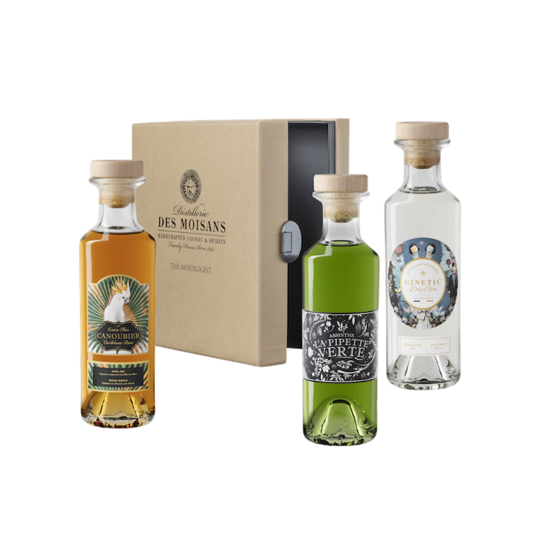 BOX DDM - The Mixologist - Rum/Absinthe/Gin - 3X20cl