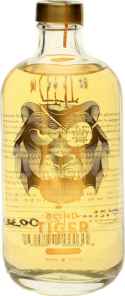 [000685] Blind Tiger - Liquid Gold - Belgian Handcrafted gin 45°  50cl