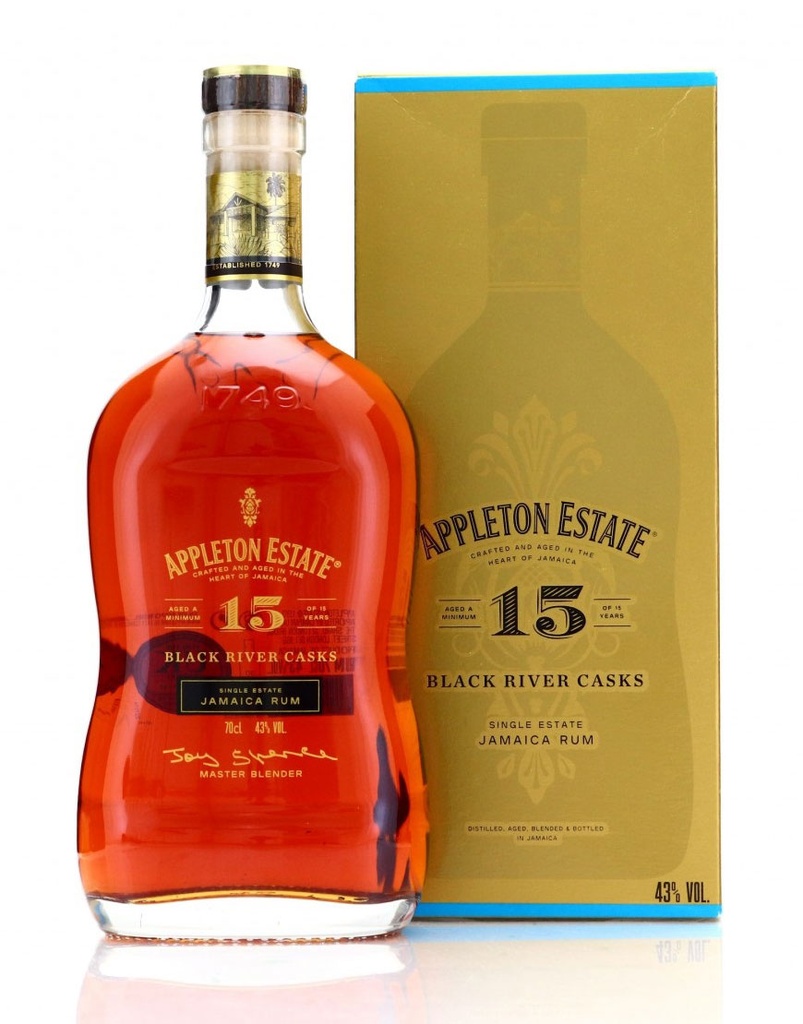 Appleton Estate 15 Years Black River Casks 43° 70cl