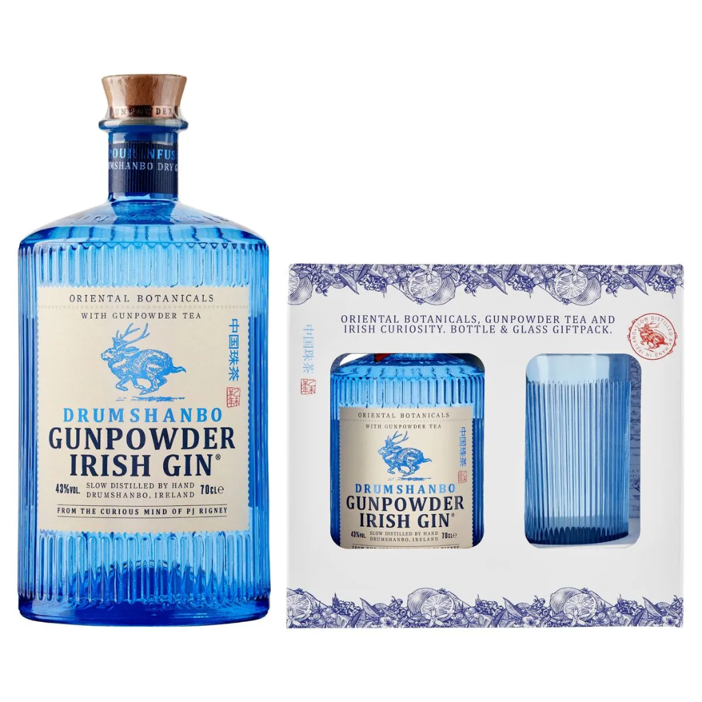 Drumshanbo Gunpowder Gin + Glas 43° 0,70L