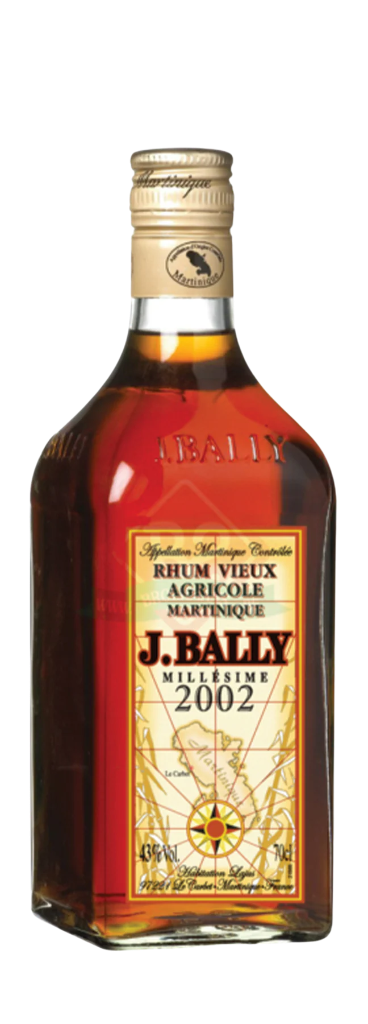 J. Bally - Rhum Vieux Agricole Martinique - 2002 - 43° - 70cl