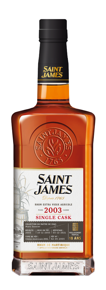 Saint James - Single Cask 2003 - 42,3° - 70cl 