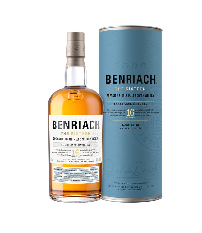 Benriach 16 Years - The Sixteen Three Cask Matured - 43° 0,7L