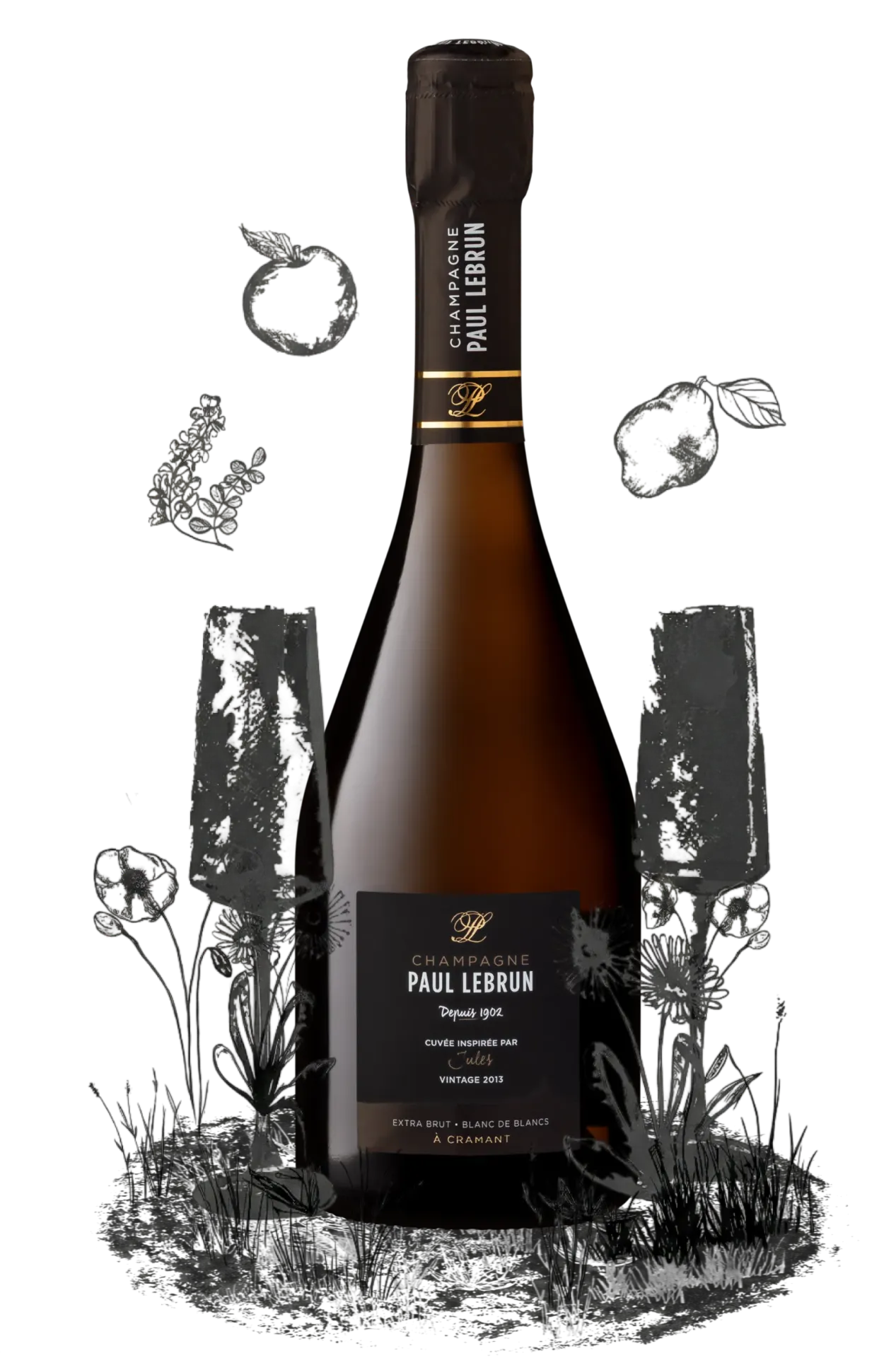 Champagne Paul Lebrun - Jules 2013 - Blanc de Blancs - Brut - 75cl