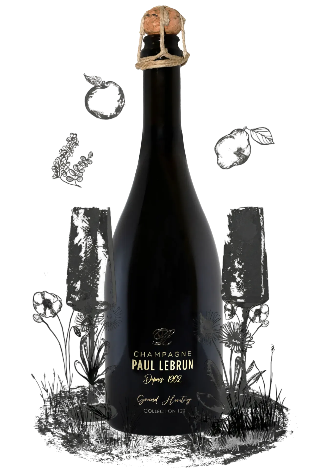 Champagne Paul Lebrun - Grand Héritage 2014 Grand Cru - Blanc de Blancs - Brut - 75cl