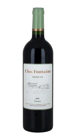 Château Clos Fontaine - Grand Vin - Côtes de Bordeaux - 2022 Rood 75cl