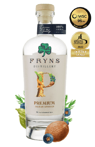 [000657] Fryns Premium Belgian Genever - 38° - 70cl - Giftbox + glas