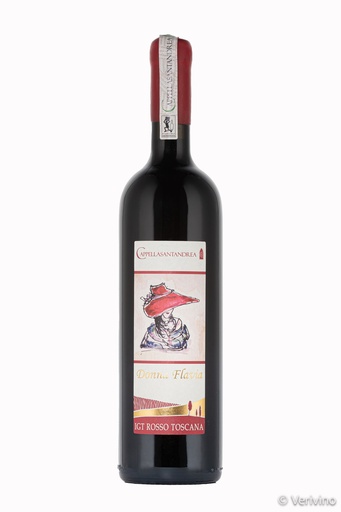 [001046] Capella Santandrea - Donna Flavia Toscana Rosso IGT - Rood -75cl