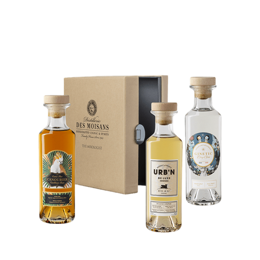 [000718] BOX DDM - The Mixologist - Rum/Cognac/Gin - 3X20cl