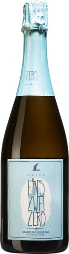 Eins - Zwei - Zero - Riesling - 0,0% - Wit Sparkling - 75cl 